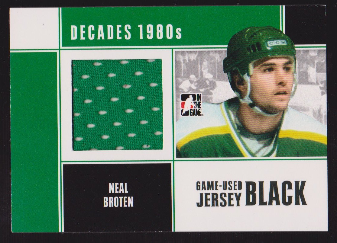(image for) 2010-11 ITG Decades 1980s Jerseys Black #M46 Neal Broten
